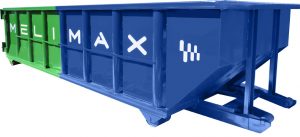 Mélimax 20 yards container for waste and recycling