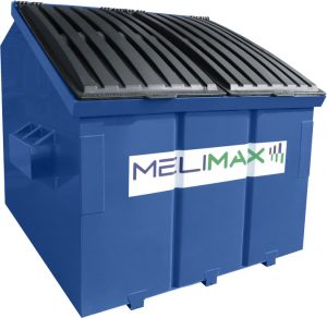 Mélimax 8 yards container for waste